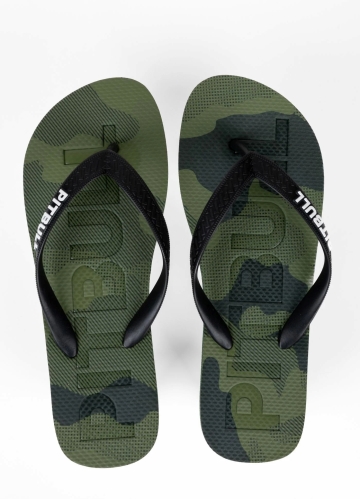 PitBull West Coast - Flip Flop PITBULL CAMO woodland camo