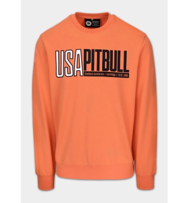 PitBull West Coast - pánská mikina USA oranžová