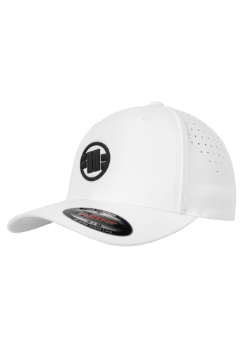PitBull West Coast – šiltovka FLEXFIT PERFORATED biela