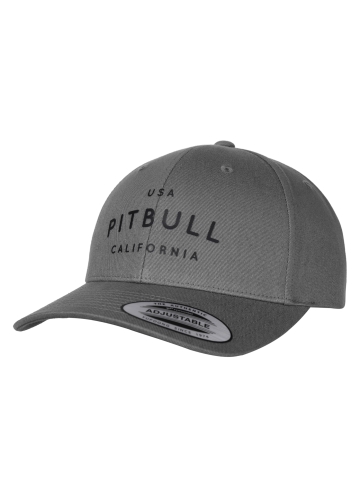 PitBull West Coast - šiltovka snapback USA CAL classic low grafitová