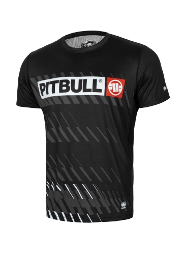 PitBull West Coast - pánský rashguard Performance Mesh STREET DOG černý