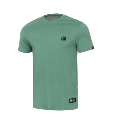 PitBull West Coast - pánske tričko SMALL LOGO 170 mätové