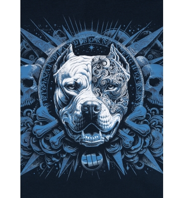 PitBull West Coast - pánská KP mikina PITBULL WORLD tmavě modrá (3)