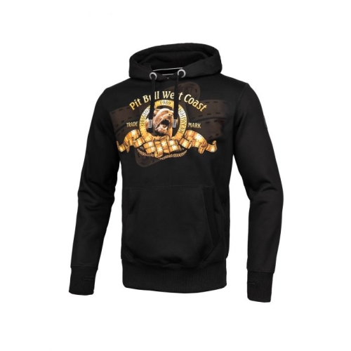 PitBull West Coast - Pánska mikina s kapucňou KP MGM Black