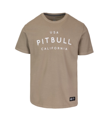 PitBull West Coast - pánské triko USA CAL pískové