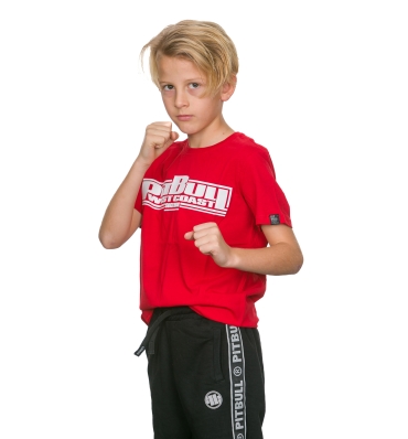 PitBull West Coast - detské tričko CLASSIC BOXING červené