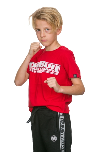 PitBull West Coast - detské tričko CLASSIC BOXING červené (8)