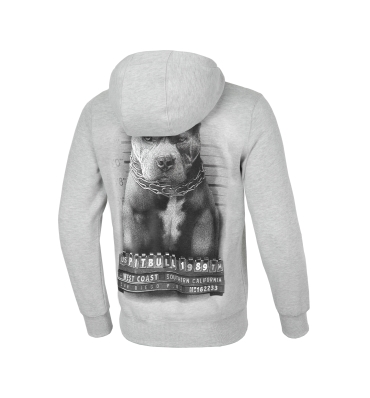 PitBull West Coast - Pánska KP mikina MUGSHOT šedá (1)