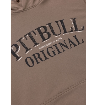 PitBull West Coast - pánská KP mikina MIDNIGHT hnědá (4)