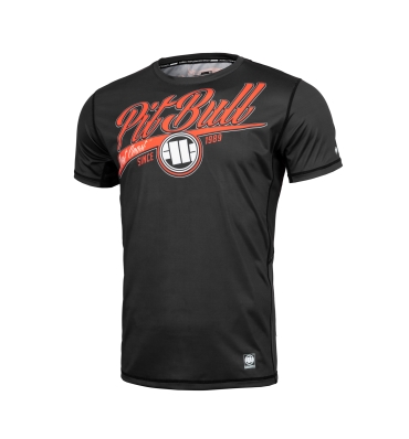 PitBull West Coast - Pánsky funkčný rashguard SAN DIEGO III, čierny