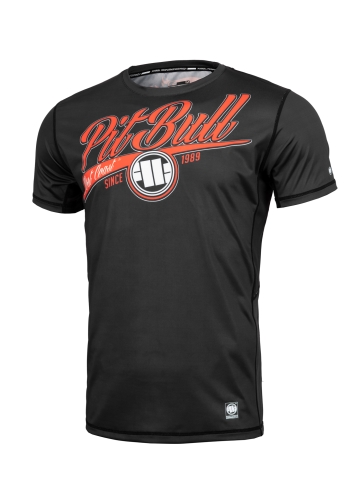 PitBull West Coast - Pánsky funkčný rashguard SAN DIEGO III, čierny