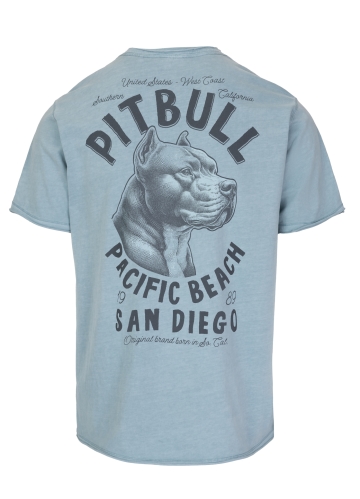 PitBull West Coast - pánské triko PACIFIC modré