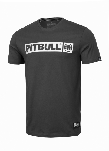 PitBull West Coast - pánske tričko HILLTOP 170 grafitové