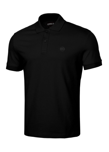 PitBull West Coast - pánské triko POLO PIQUE 250 all black