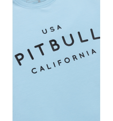 PitBull West Coast - pánské triko slim fit  USA CAL modré (3)