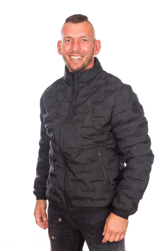 PitBull West Coast - pánska zimná bunda OVERTON  čierna