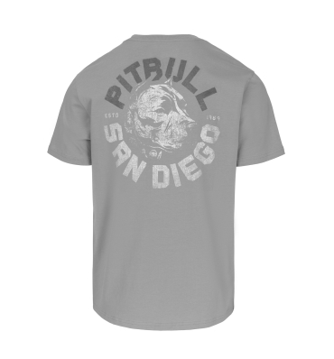PitBull West Coast - pánské triko DOG SD šedé