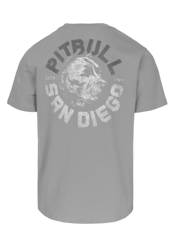 PitBull West Coast - pánské triko DOG SD šedé