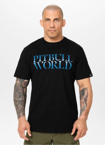 PitBull West Coast - pánské triko PITBULL WORLD černé