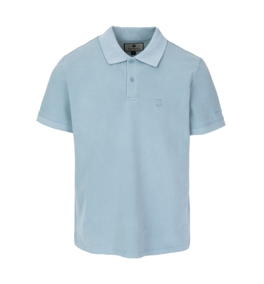 PitBull West Coast - pánské triko WASHED POLO modré
