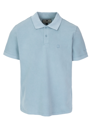 PitBull West Coast - pánske tričko WASHED POLO modré