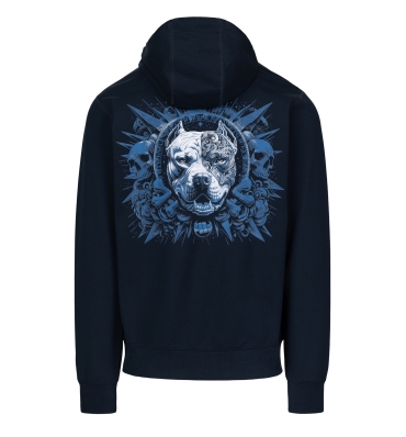 PitBull West Coast - Pánska KP mikina PITBULL WORLD tmavomodrá (1)