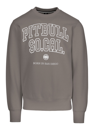 PitBull West Coast - pánská mikina SO CAL hnědá