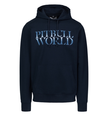PitBull West Coast - pánská KP mikina PITBULL WORLD tmavě modrá