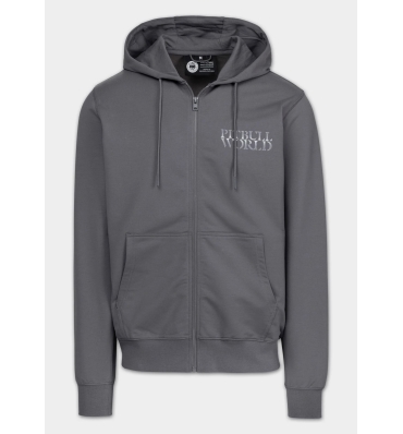 PitBull West Coast - pánská KPZ mikina PITBULL WORLD grafitová