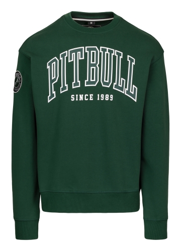 PitBull West Coast - pánská mikina BADGER zelená