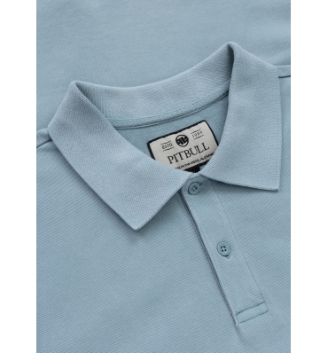 PitBull West Coast - pánske tričko WASHED POLO modré (2)