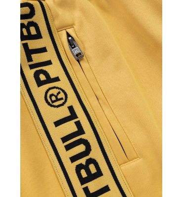 PitBull West Coast - pánské tepláky TAPE LOGO oldschool žluté (3)