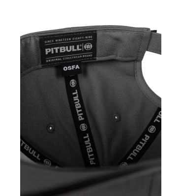 PitBull West Coast - šiltovka snapback USA CAL classic low grafitová (5)