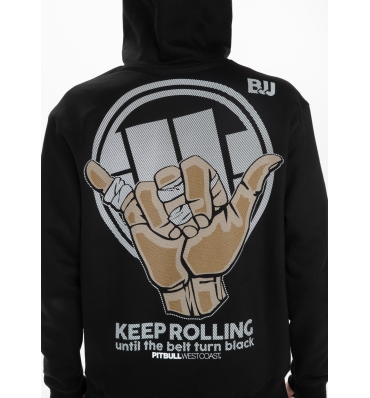 PitBull West Coast - Pánska KP mikinaKEEP ROLLING čierna (3)