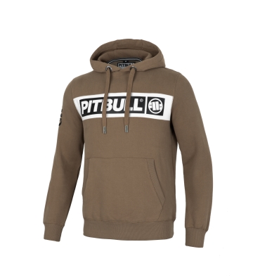 PitBull West Coast - pánská KP mikina SHERWOOD hnědá