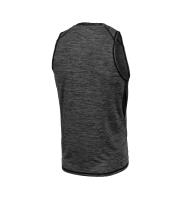 PitBull West Coast - pánsky Tank Top Performance SMALL LOGO šedé melírovanie (1)