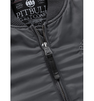 PitBull West Coast - pánska zimná bunda HACKET grafitová (2)