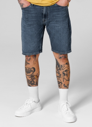 PitBull West Coast - pánské jeansové šortky HIGHLANDER medium wash (1)