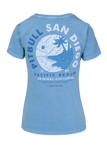 PitBull West Coast - dámské triko PLANET SURF modré