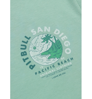 PitBull West Coast - pánské triko PLANET SURF mintové (3)