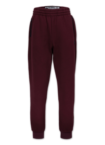 PitBull West Coast - pánské tepláky HATTON burgundy