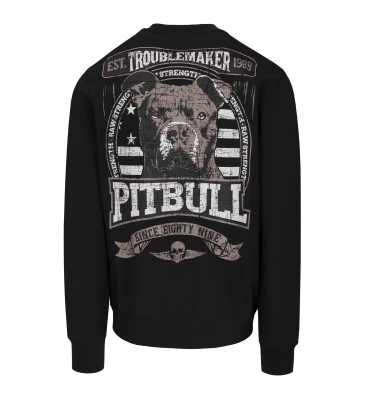 PitBull West Coast - pánská mikina TROUBLEMAKER černá (1)