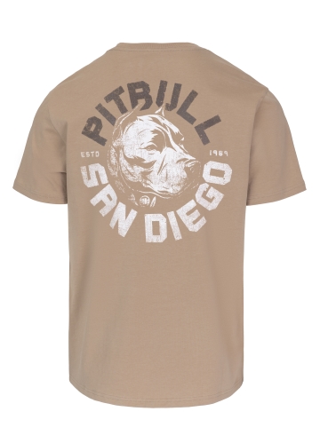 PitBull West Coast - pánské triko DOG SD pískové