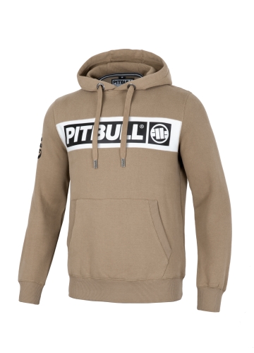 PitBull West Coast - pánská KP mikina SHERWOOD písková