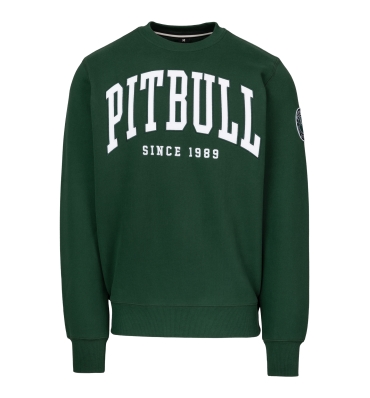 PitBull West Coast - pánska zelená mikina NORTON