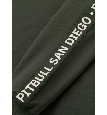 PitBull West Coast – pánska mikina TAPE PARKER tmavozelená (5)