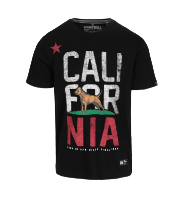 PitBull West Coast - pánske tričko CALIFORNIA čierne