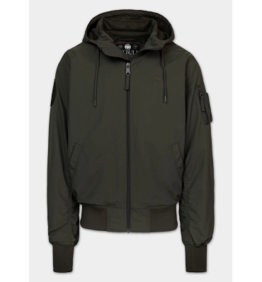 PitBull West Coast - pánská bunda HOOPER tmavě olivová