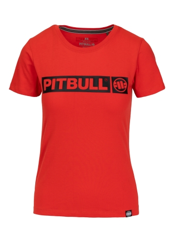 PitBull West Coast - dámske tričko HILLTOP  ohnivo červené