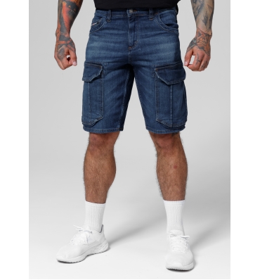 PitBull West Coast - pánské jeansové šortky LONGSPUR navy wash (1)